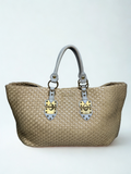 Miu Miu Oversized Woven Raffia Tote
