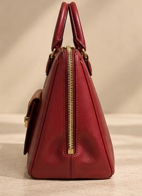 PRADA Saffiano Lux Galleria Front Pocket Tote