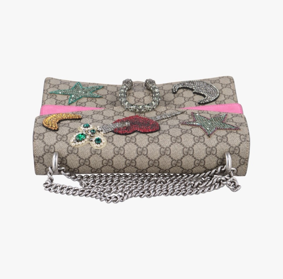 Dionysus Embellished Shoulder BagGG Supreme with Crystal Appliqués
c. 2016-2018