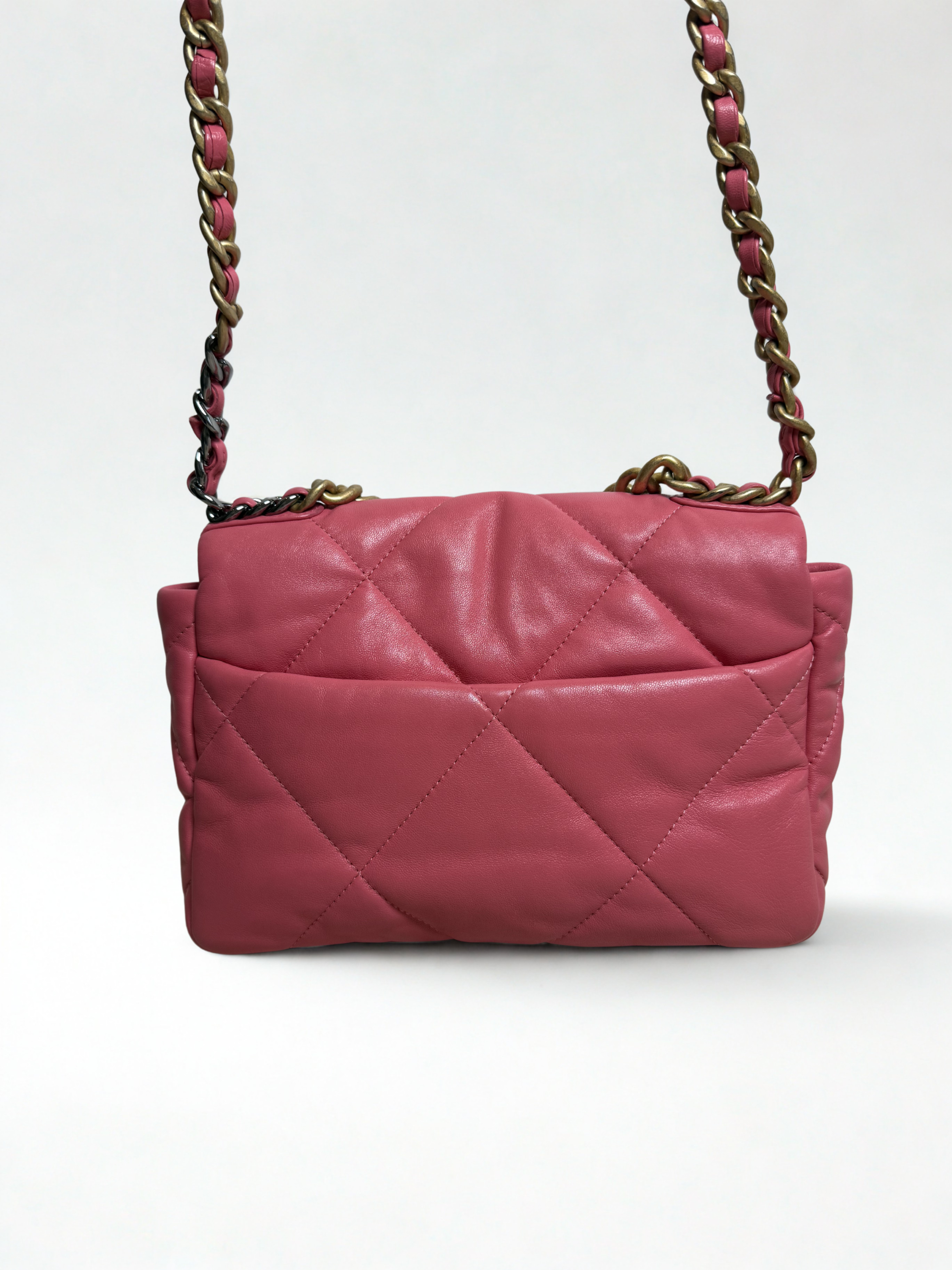 Chanel Chanel 19 Flap Bag — Pink Lambskin