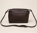 Bottega Veneta Dark Brown Intrecciato Crossbody Bag