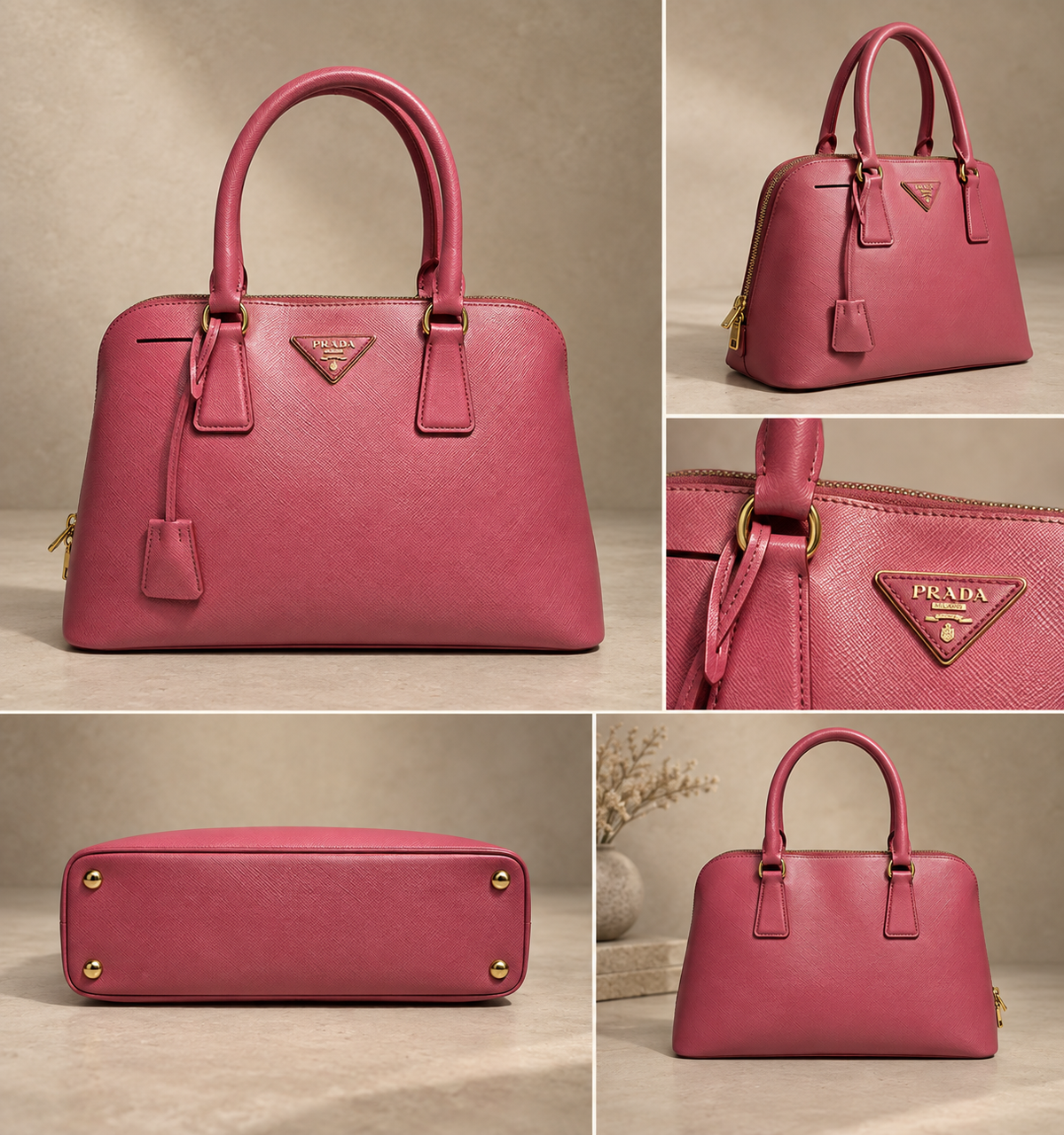 PRADA SAFFIANO LUX PROMENADE BAG