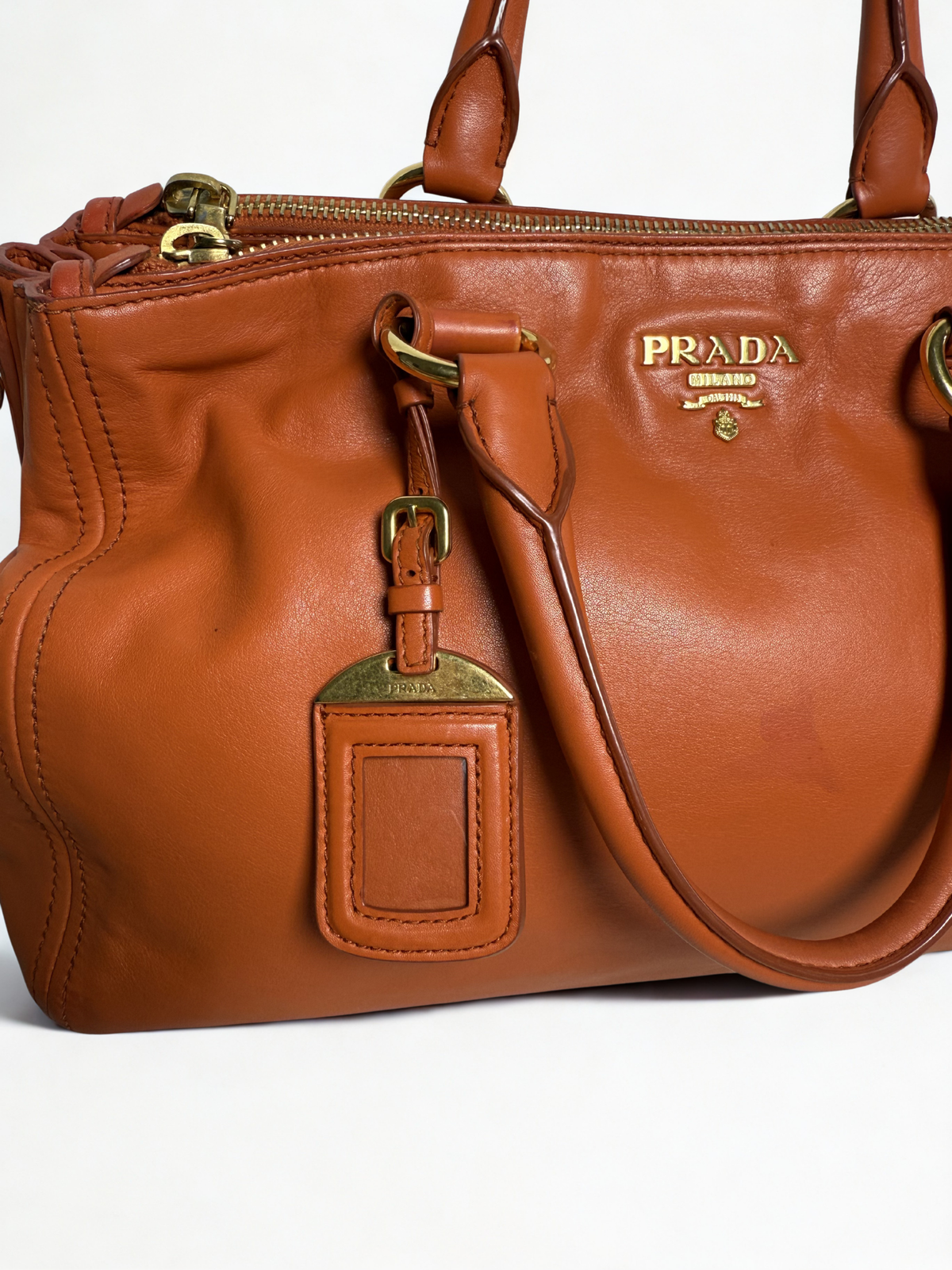 Prada Vitello Daino Satchel