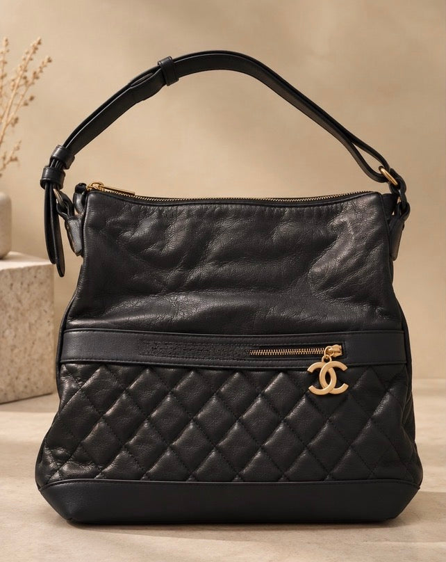 Chanel Caviar Leather Casual Style Hobo