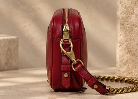 PRADA City Calf Esplanade Tiger Head Camera Bag