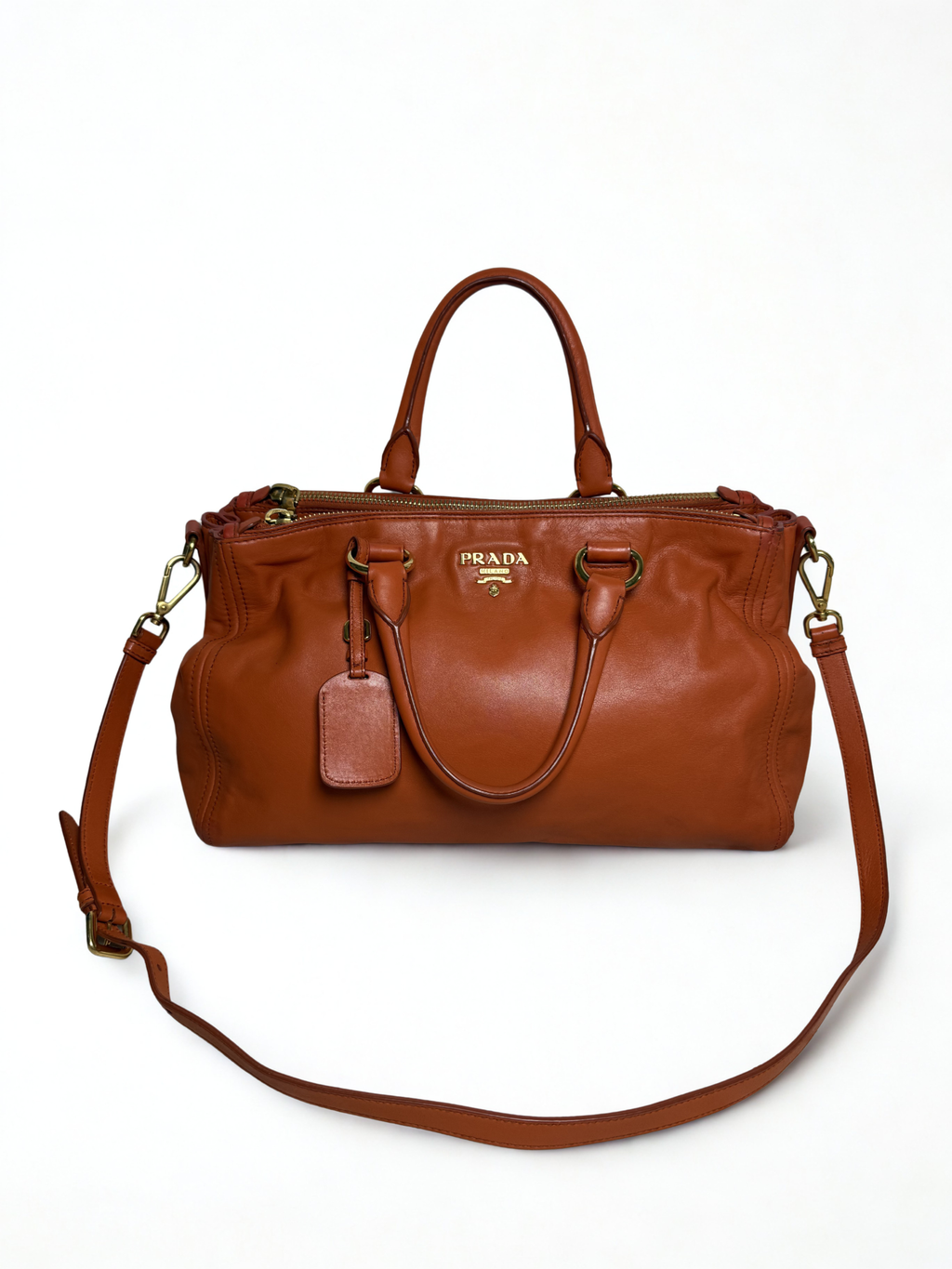 Prada Vitello Daino Satchel