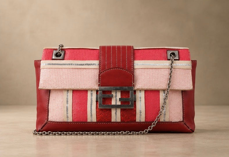 Fendi Rare Beaded Baguette