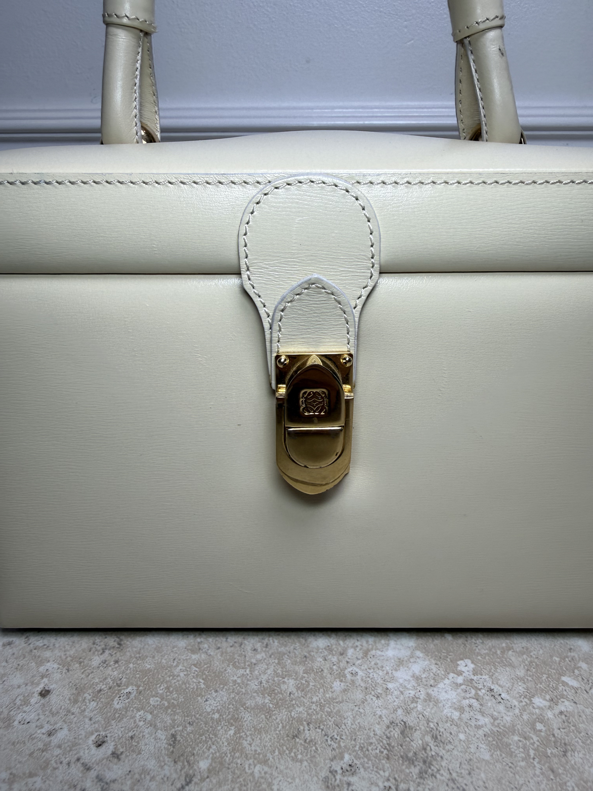 Loewe – Vintage Box Top Handle Bag –