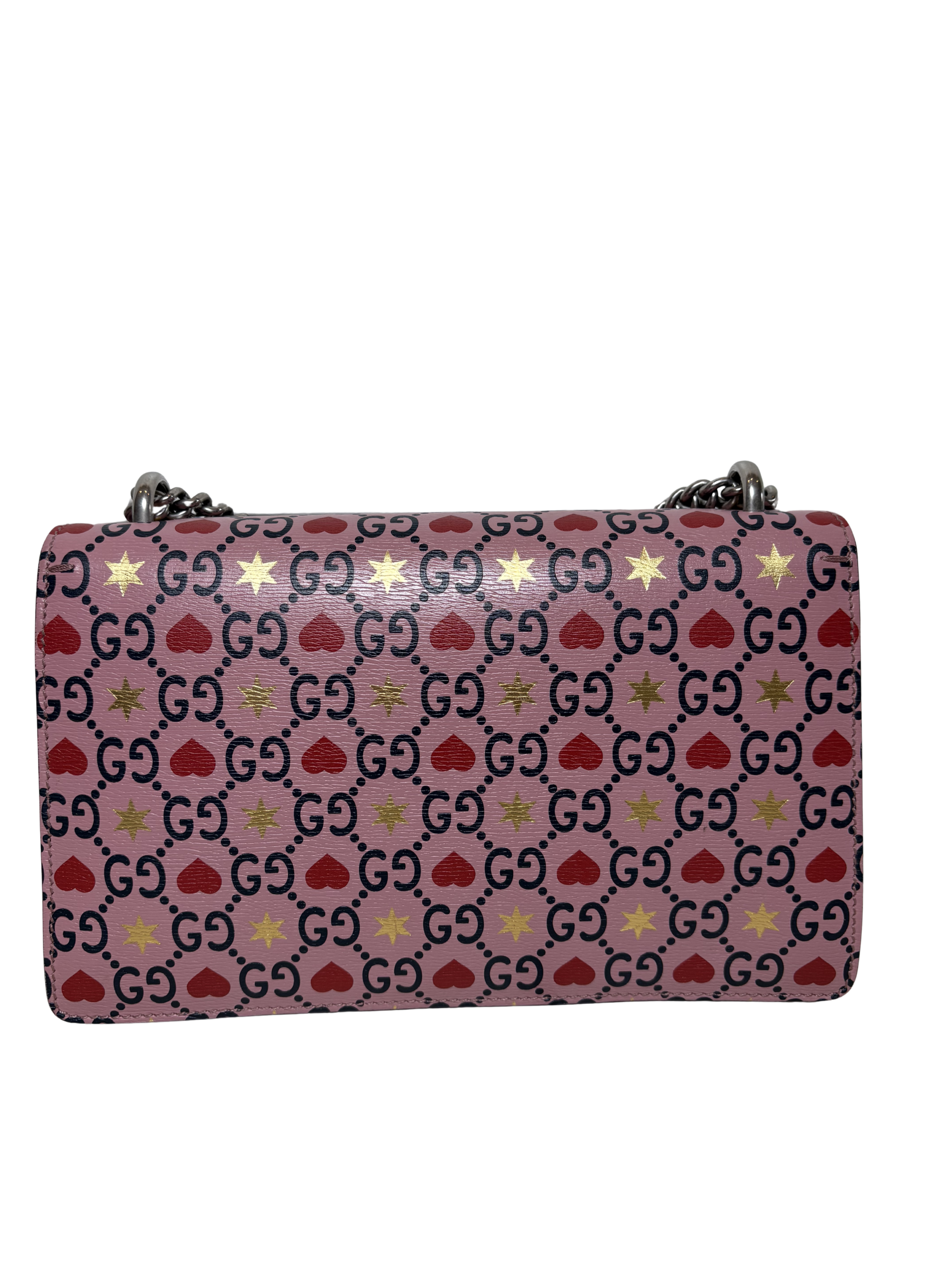 GUCCI DIONYSUS HEARTS & STARS SHOULDER BAG