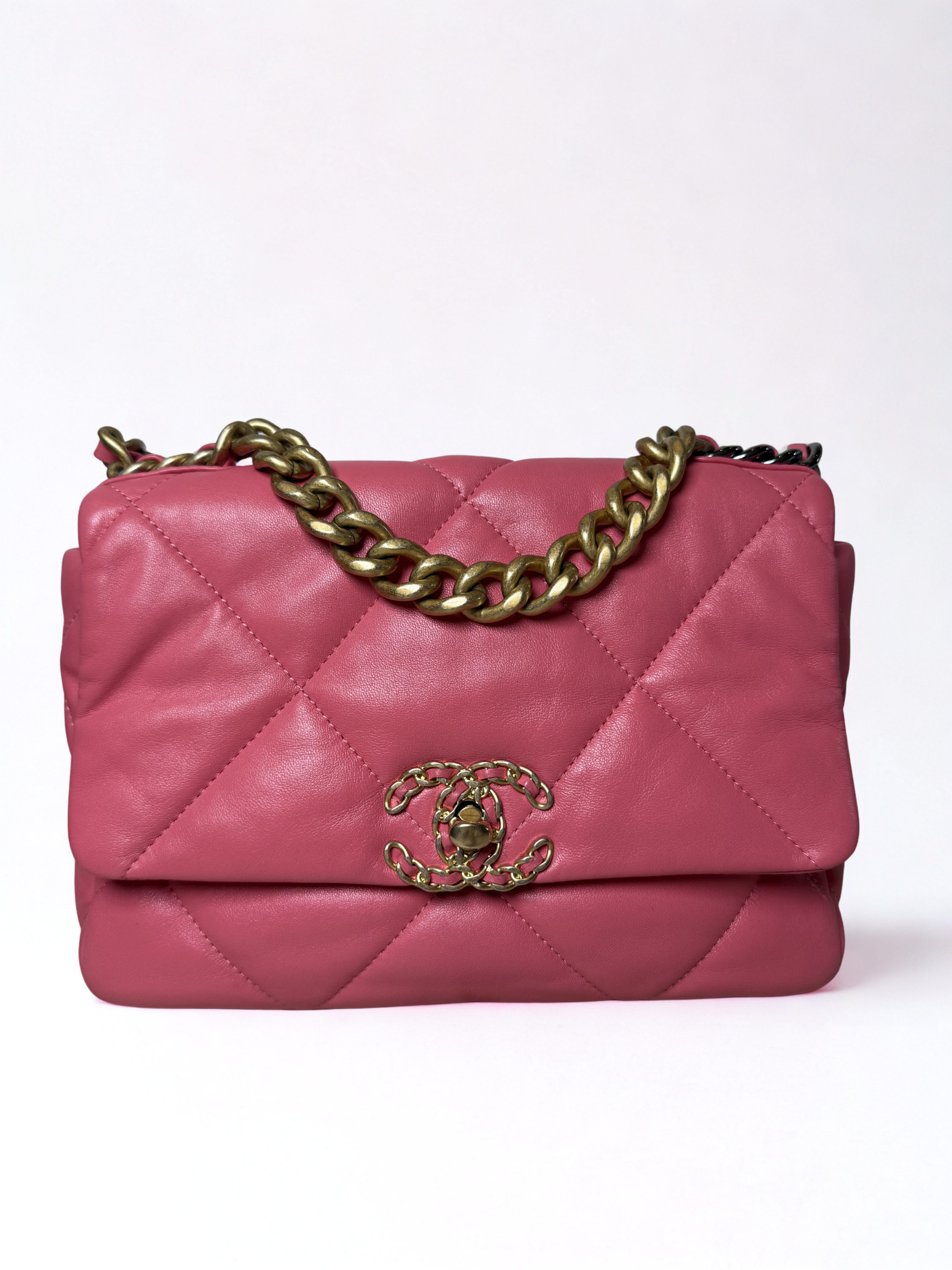 Chanel Chanel 19 Flap Bag — Pink Lambskin