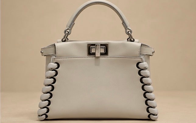 Fendi Peekaboo Mini Whipstitch Bag
