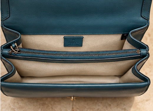 GUCCI DIONYSUS COLORBLOCK LEATHER SHOULDER BAG