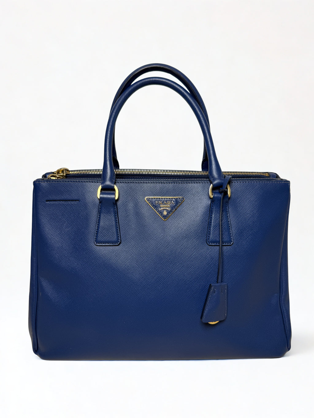 Prada – Galleria Double Zip Tote – Saffiano Lux – Bluette/Cobalto.