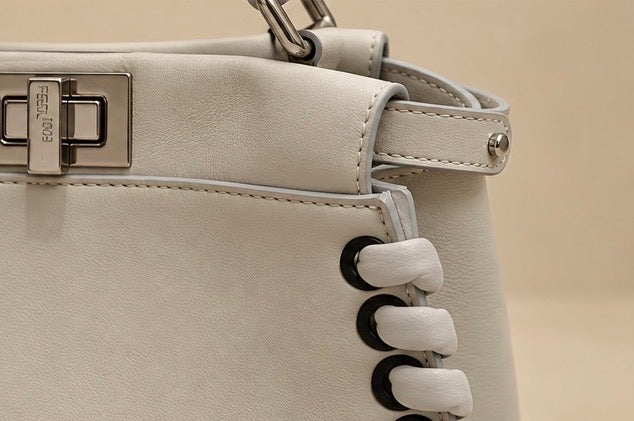 Fendi Peekaboo Mini Whipstitch Bag