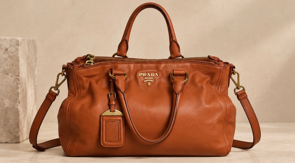 Prada Vitello Daino Satchel