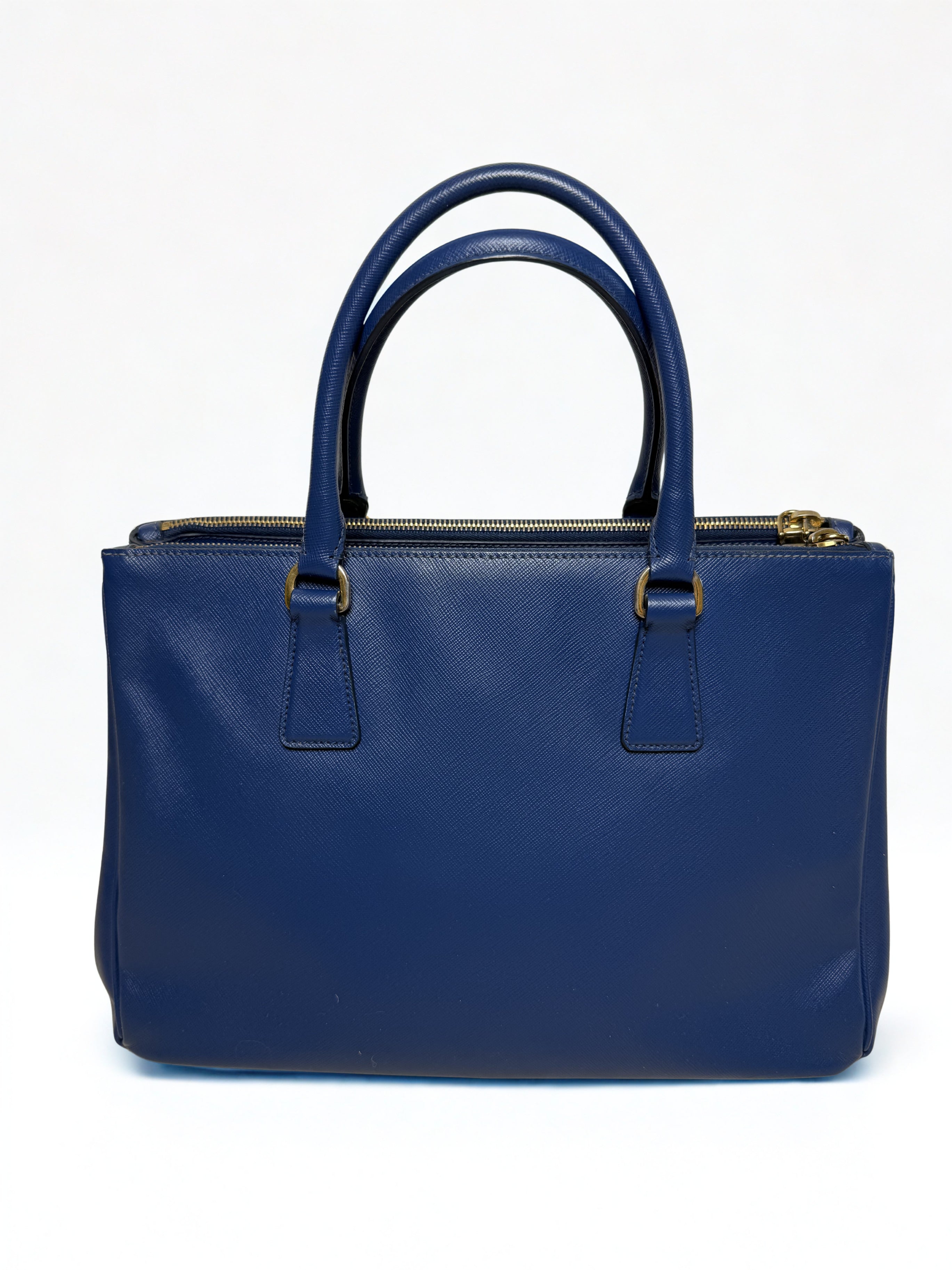 Prada – Galleria Double Zip Tote – Saffiano Lux – Bluette/Cobalto.