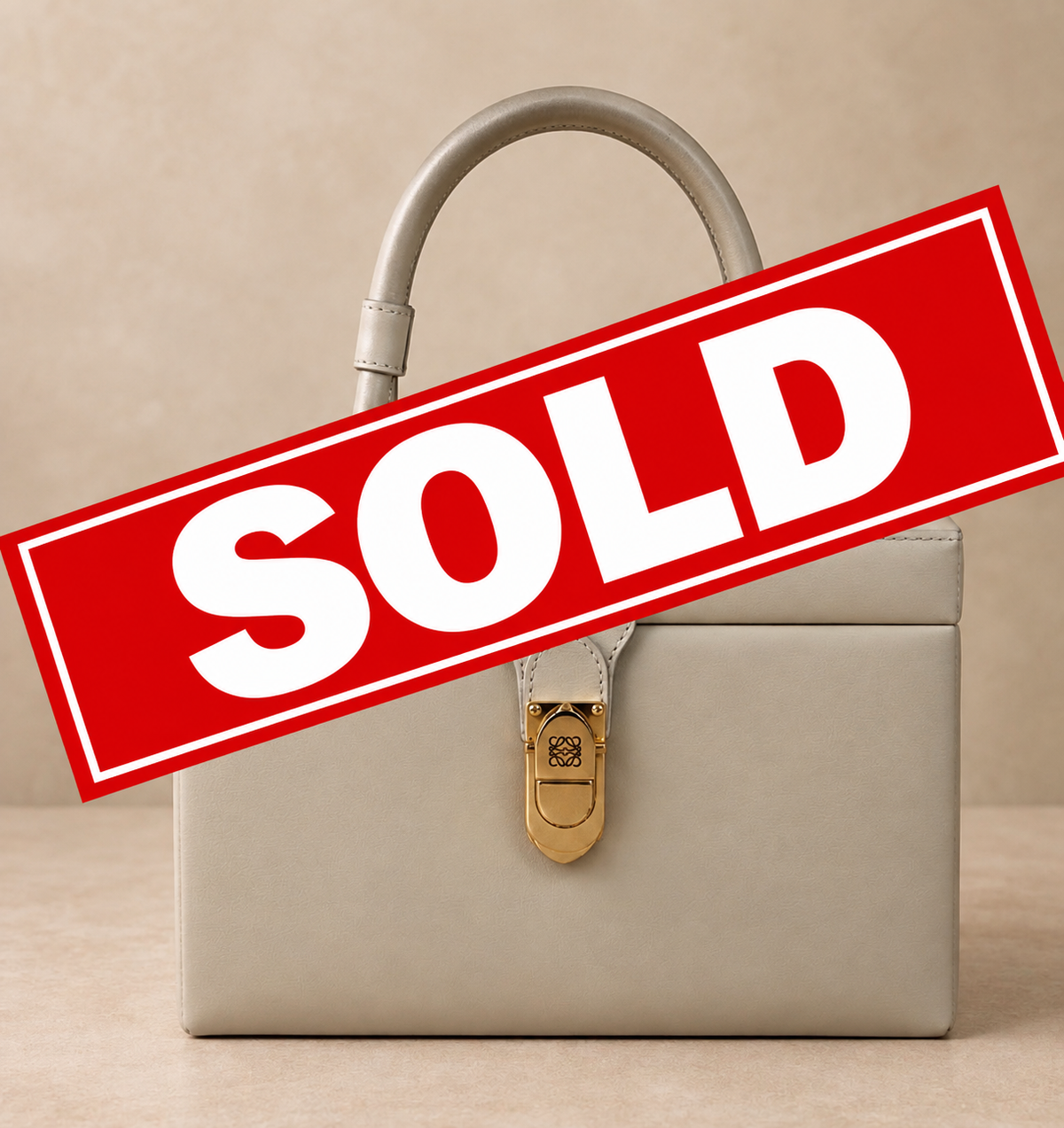 Loewe – Vintage Box Top Handle Bag –
