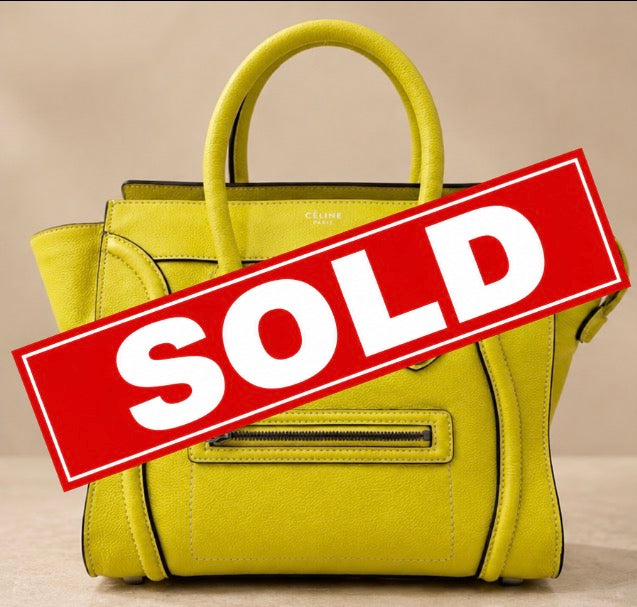 Celine Mini Luggage Tote